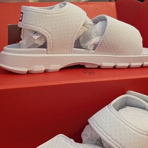 Hunter Original Men's Outdoor Sandal Size 8 White New in Box